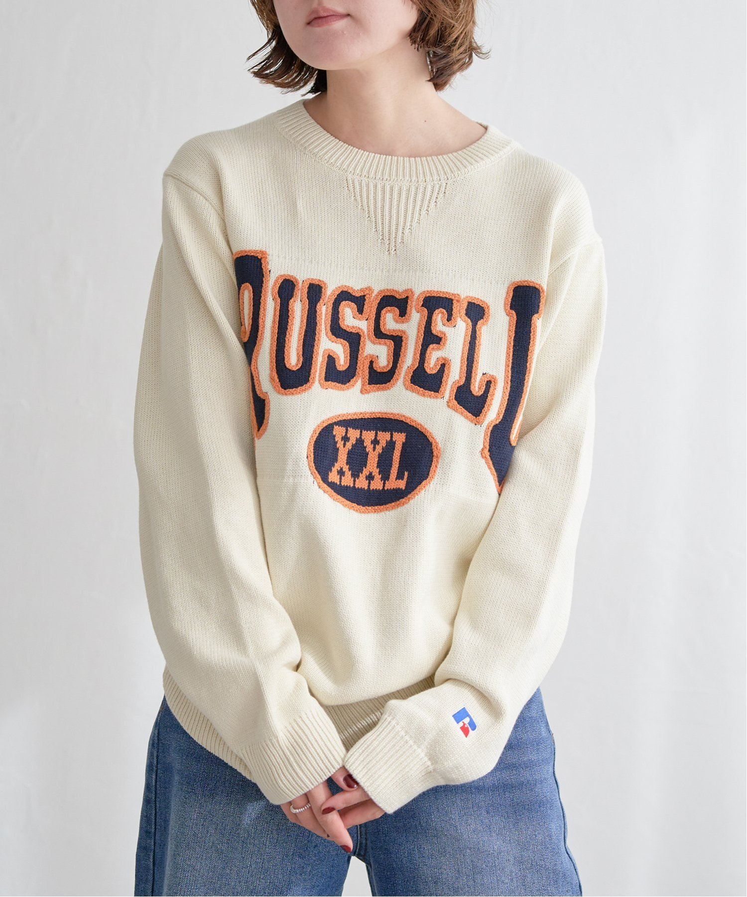 notch.｜RUSSELL ATHLETIC ラッセルアスレチック ロゴニットセーター