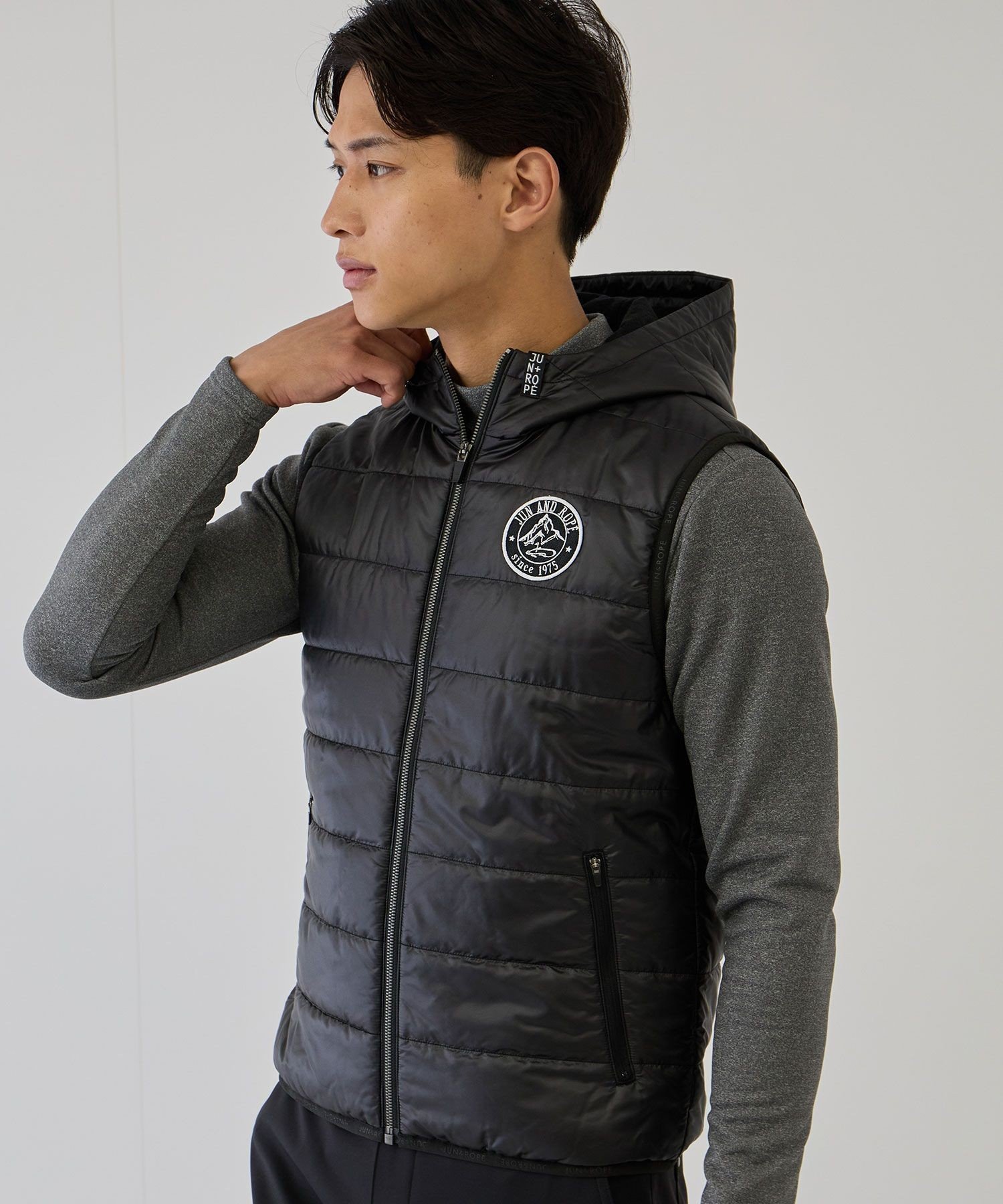 JUN&ROPE'｜タフタ中わた入りベスト/撥水・軽量 | Rakuten Fashion