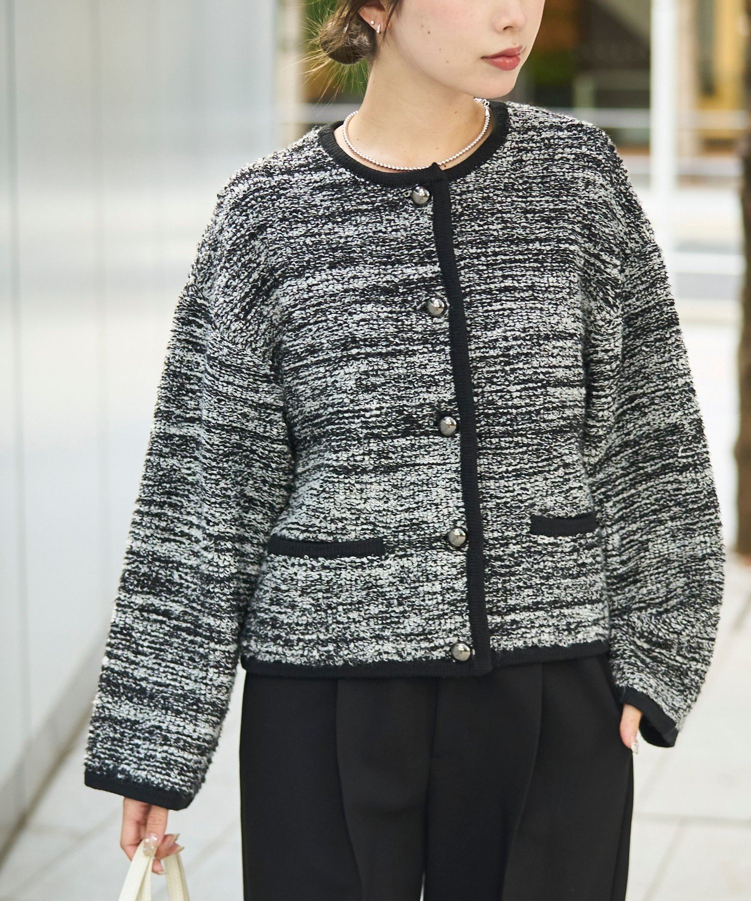 coen｜【LEE 1・2月合併号掲載】パイルジャガードニットジャケット