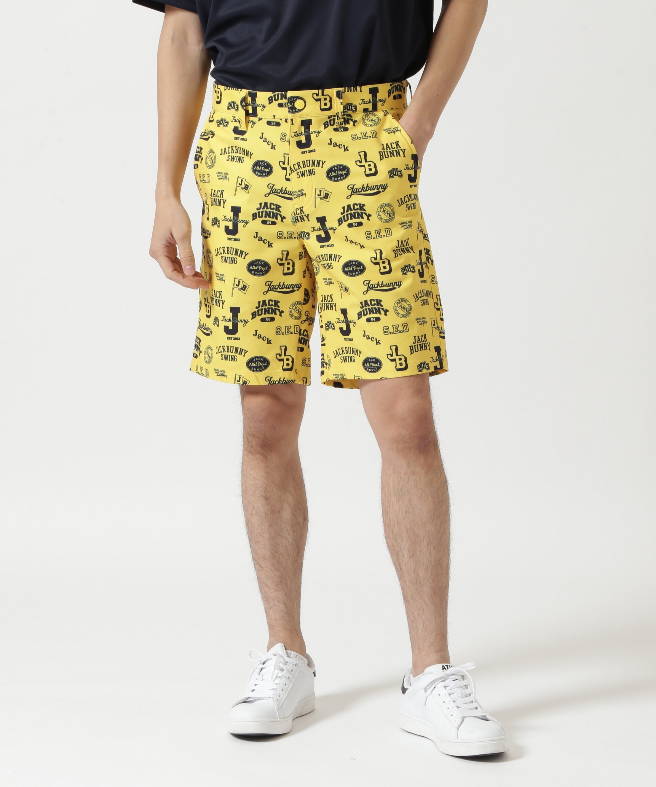 Jack Bunny!!｜PEストレッチロゴプリントショートパンツ | Rakuten