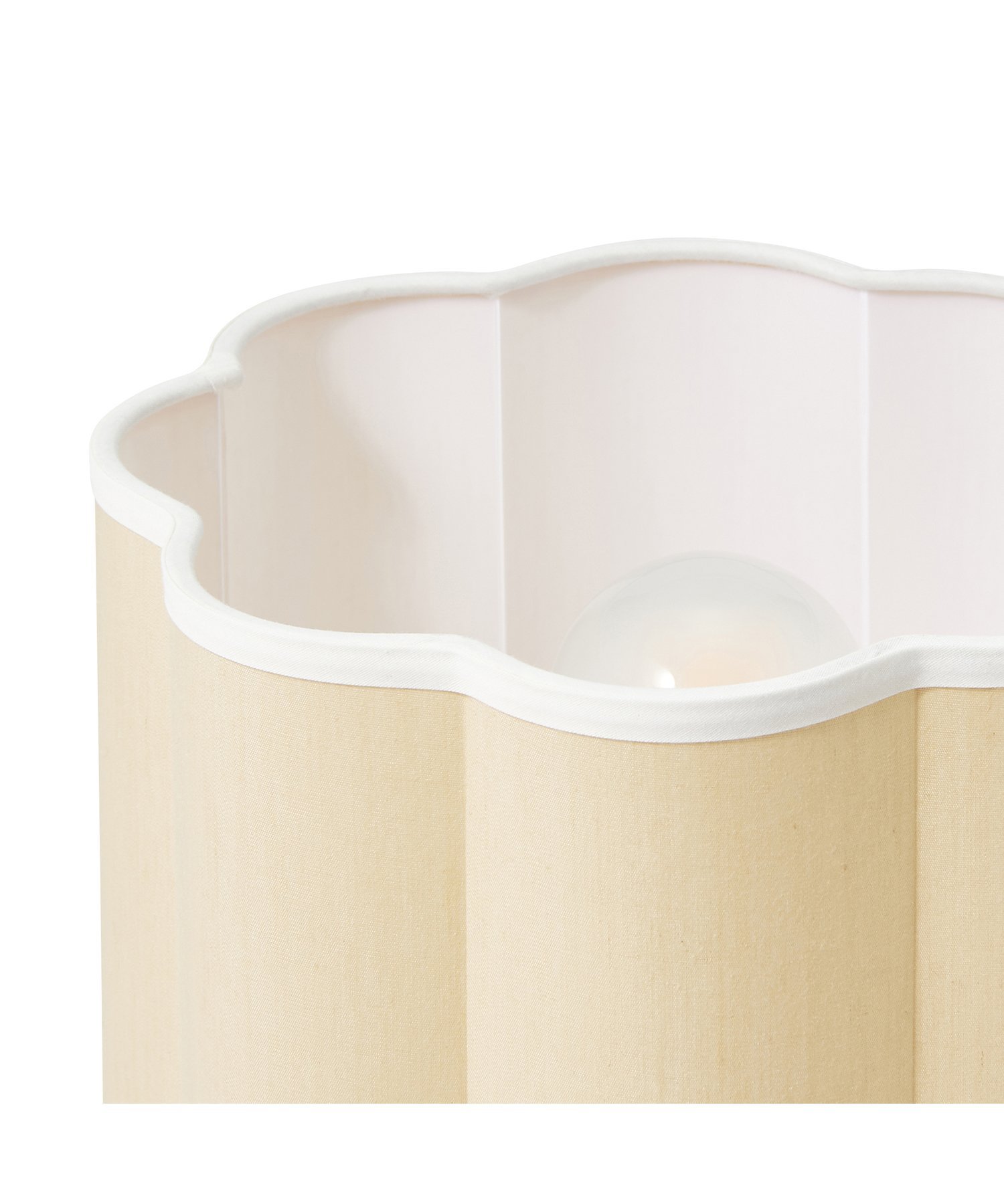 Francfranc｜スカラップ テーブルランプ ベージュ | Rakuten Fashion