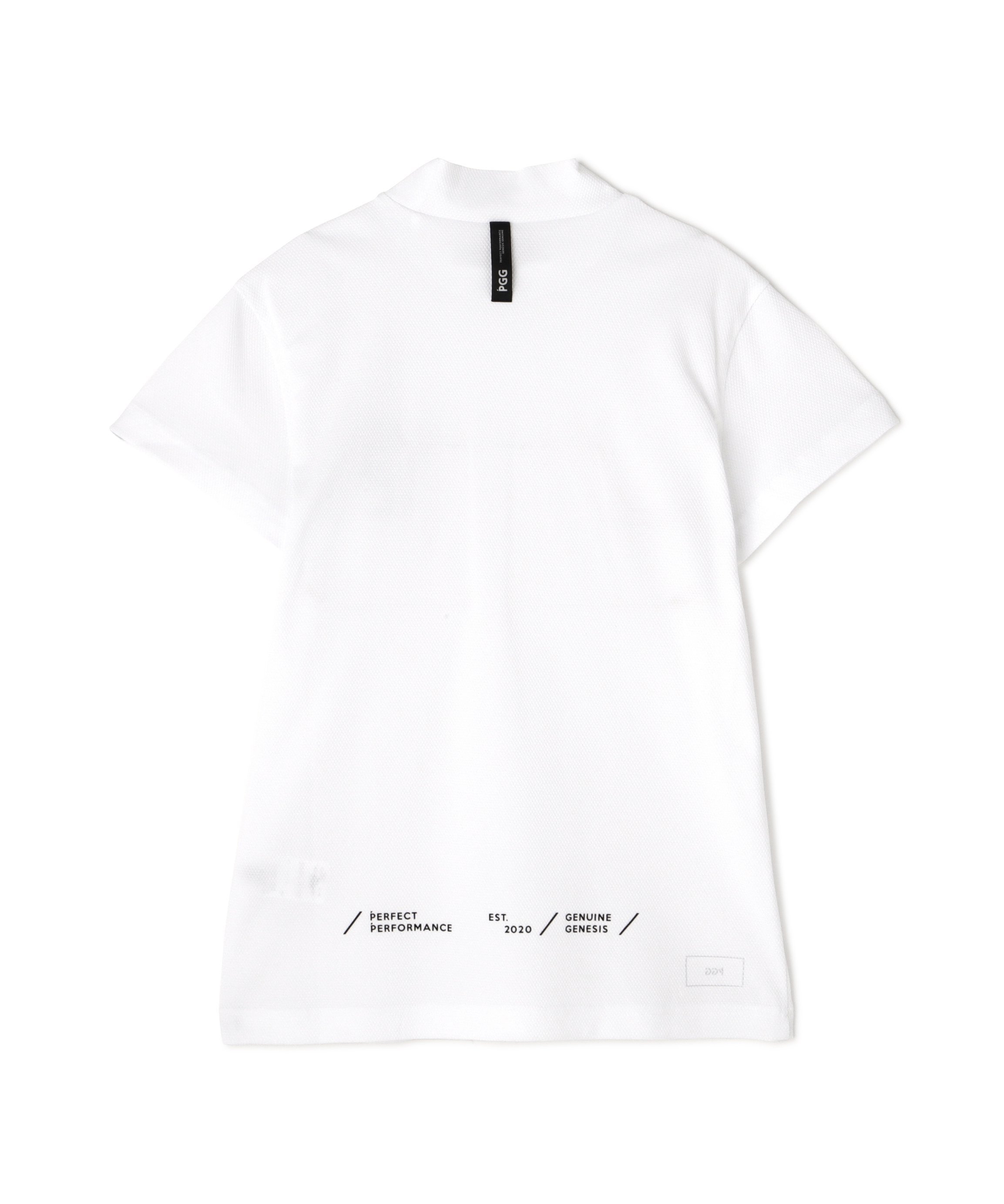 PEARLY GATES スパンフライス 半袖モックネックシャツ ☆0サイズ