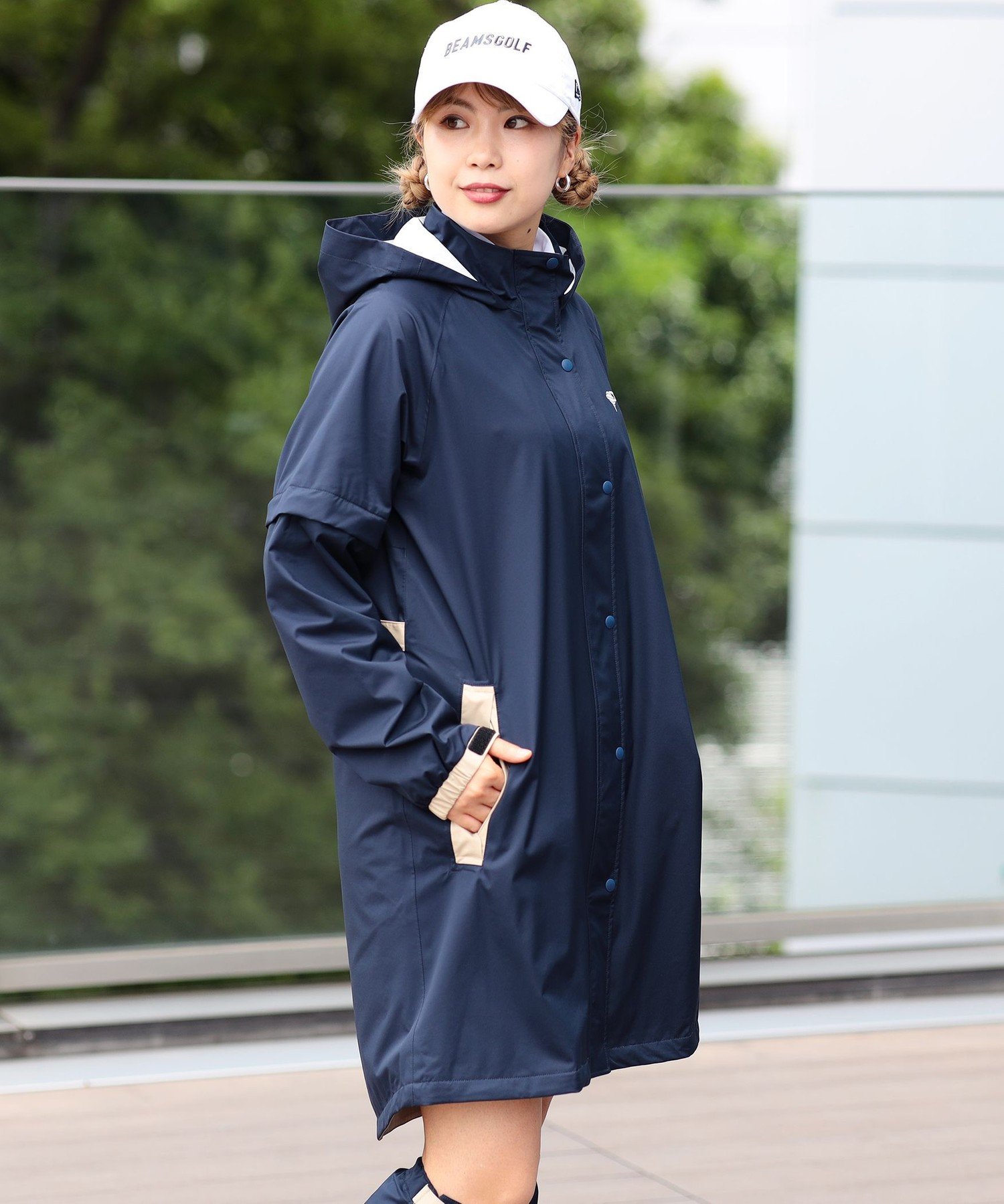 ロサーセン レインウェア Mサイズ ワンピース ゴルフ 新品タグ付 レディース le coq sportif golf レインウェア（ワンピース） -デサントストア