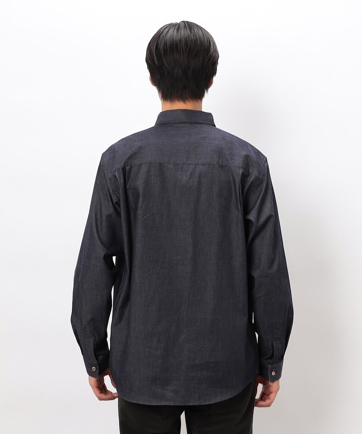 COMME CA ISM｜播州織 デニムライク シャンブレーツイルシャツ
