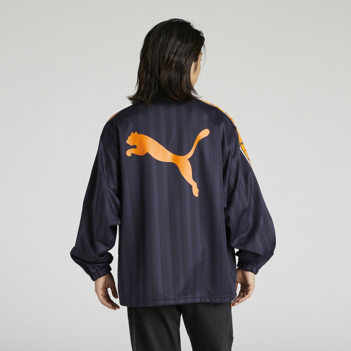 PUMA｜メンズ トレーニング シャドウ ストライプ ニット ジャケット