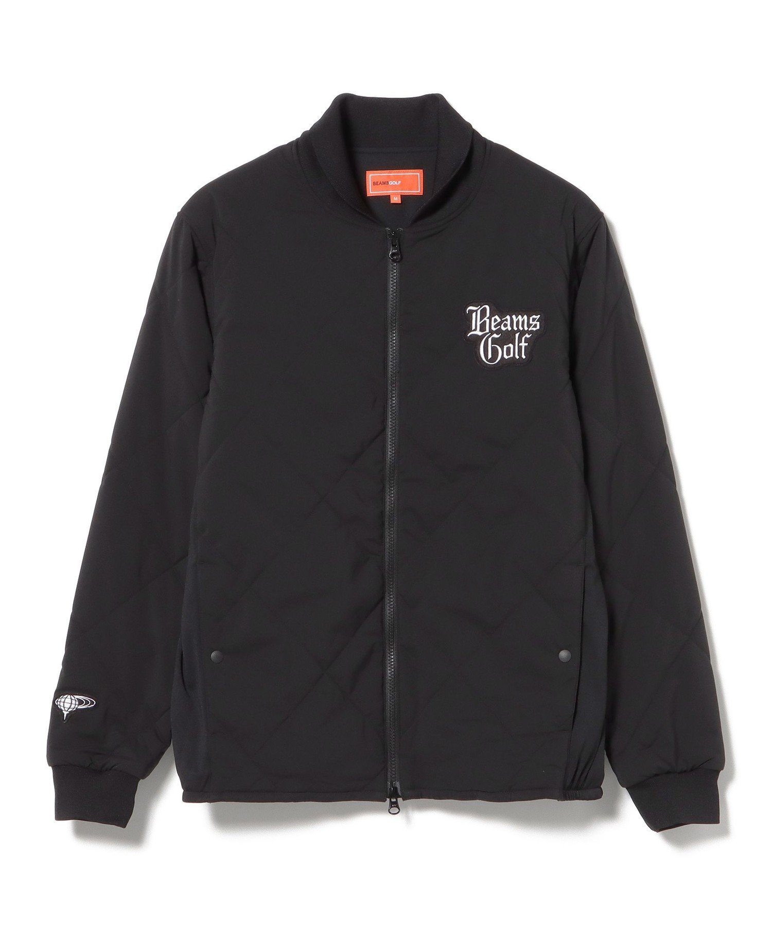 BEAMS OUTLET｜ORANGE LABEL / 格子キルト 切り替えジップブルゾン