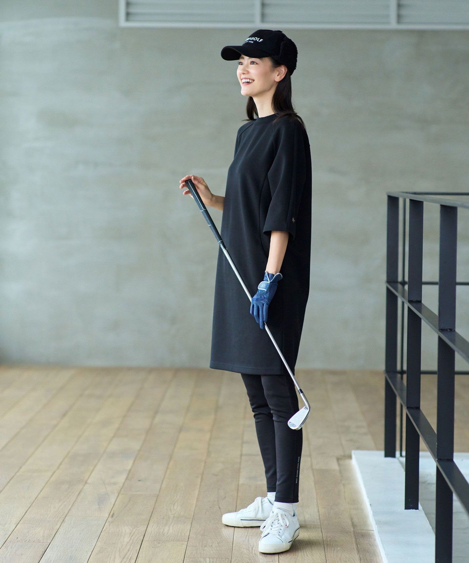 23区GOLF｜【WOMEN】きれいめ ジャージー ワンピース 体型カバー 動き