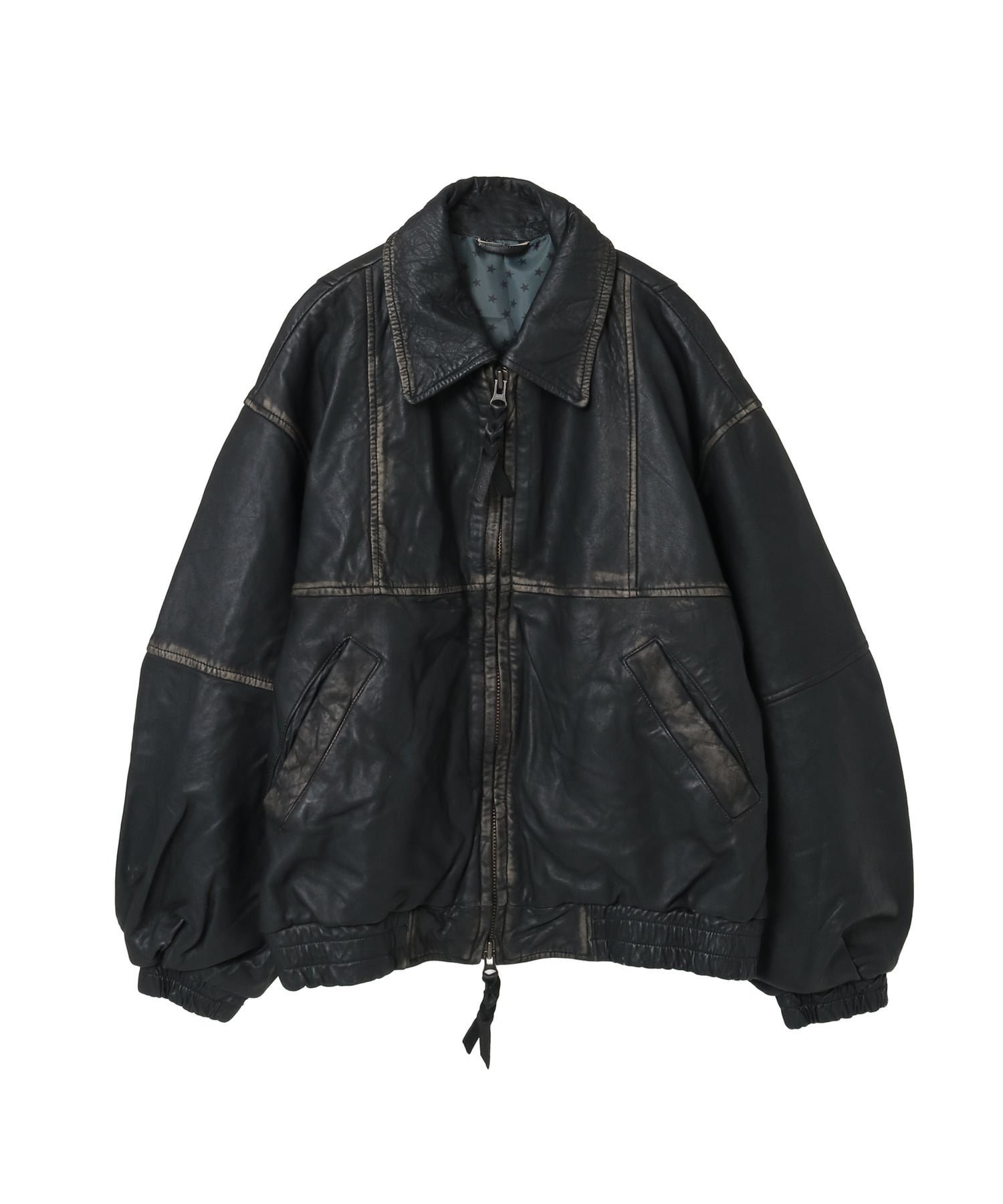 CONVERSE TOKYO｜VINTAGE-LIKE SHEEP LEATHER ZIP BLOUSON | Rakuten