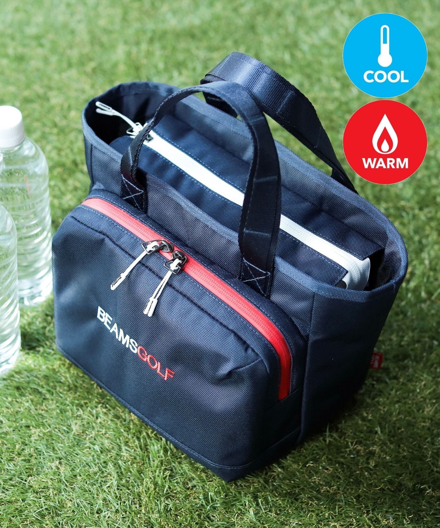 BEAMS GOLF｜保冷・保温機能付き ビックポケット カートバッグ