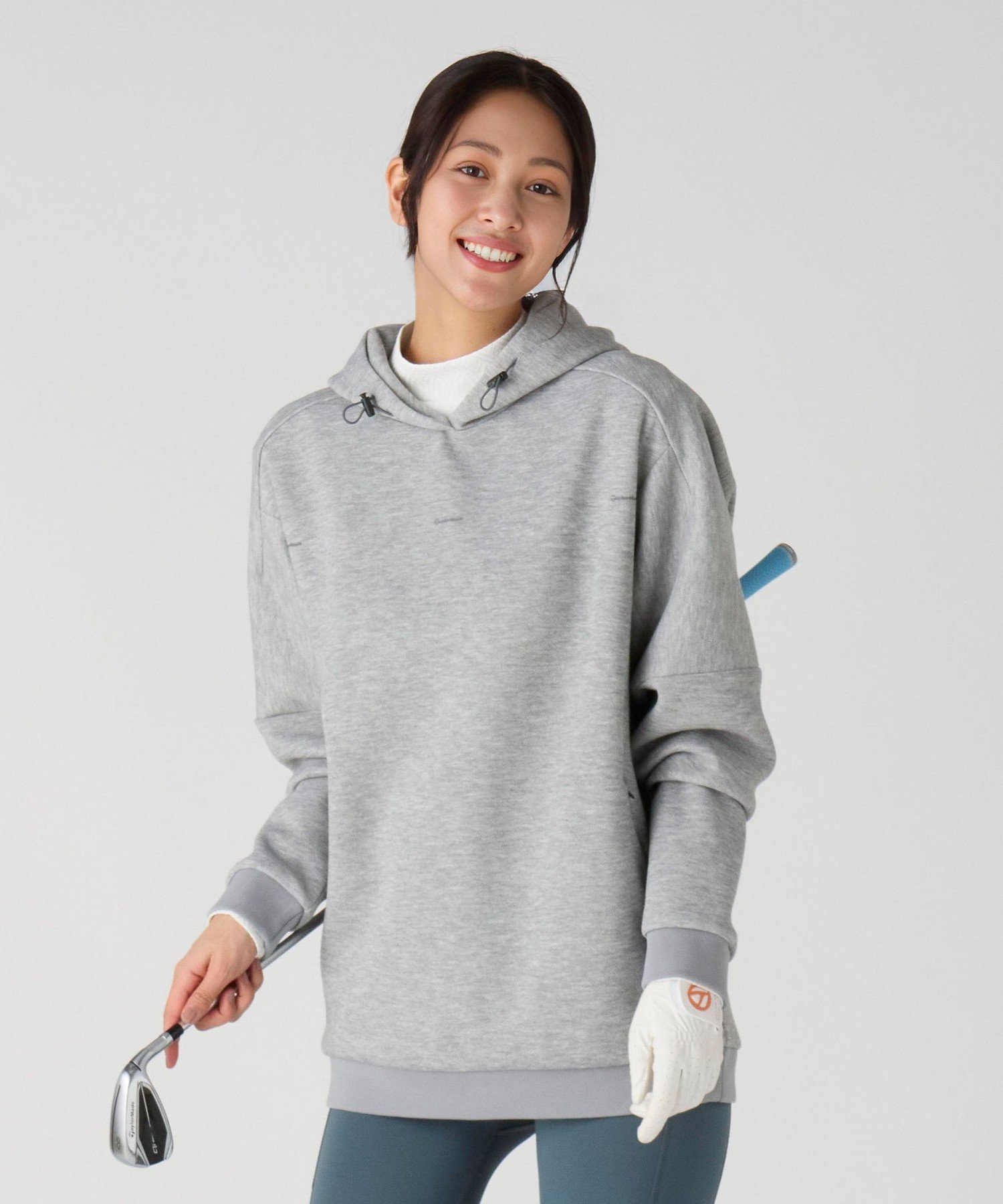 テーラーメイド×ユナイテッドアローズ フーディ M 水色 パーカー TaylorMade（テーラーメイド）の「【別注】＜TaylorMade×UNITED ARROWS