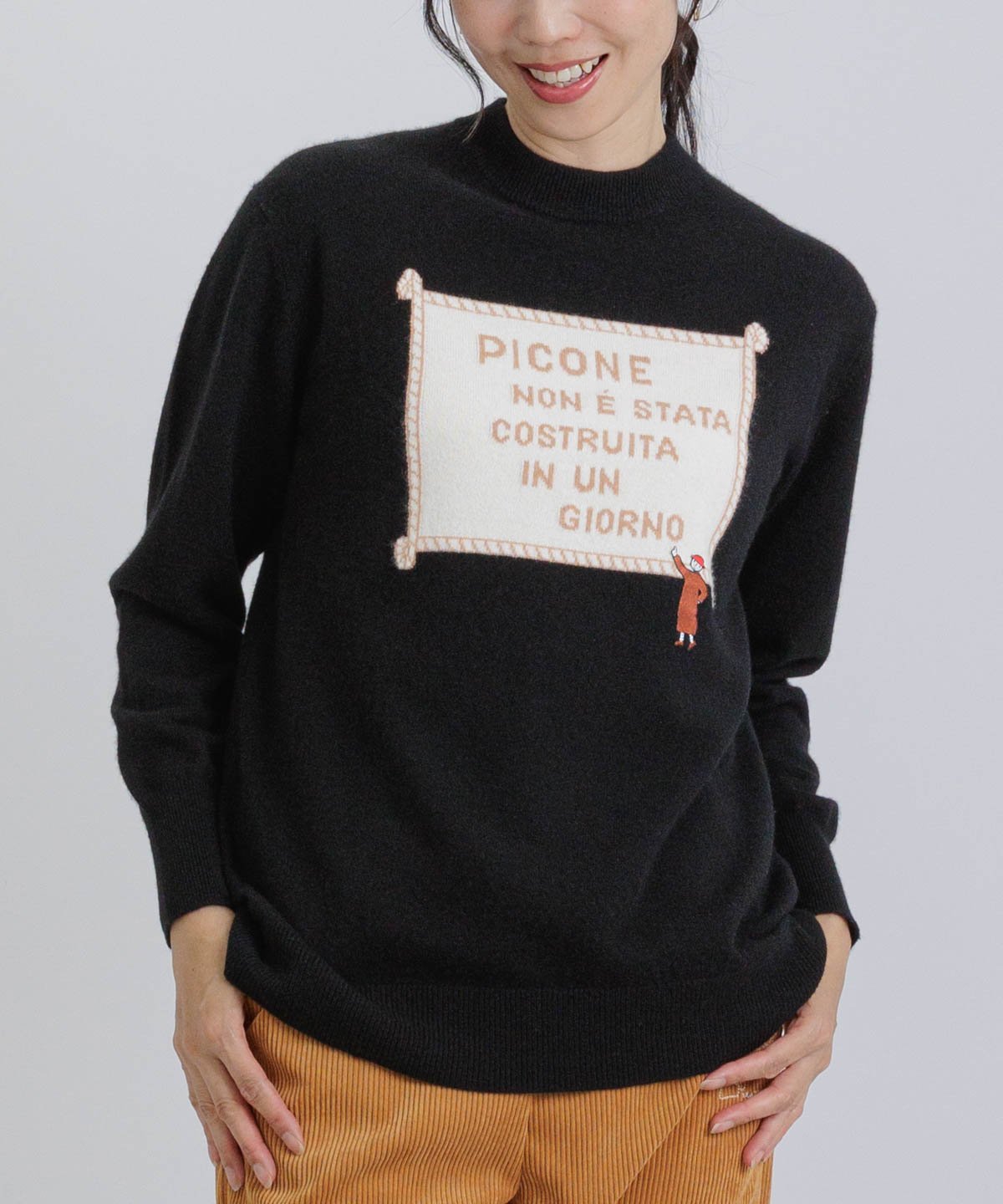 STUDIO PICONE｜【スタジオピッコーネ公式】カシミヤ100%ジャガード