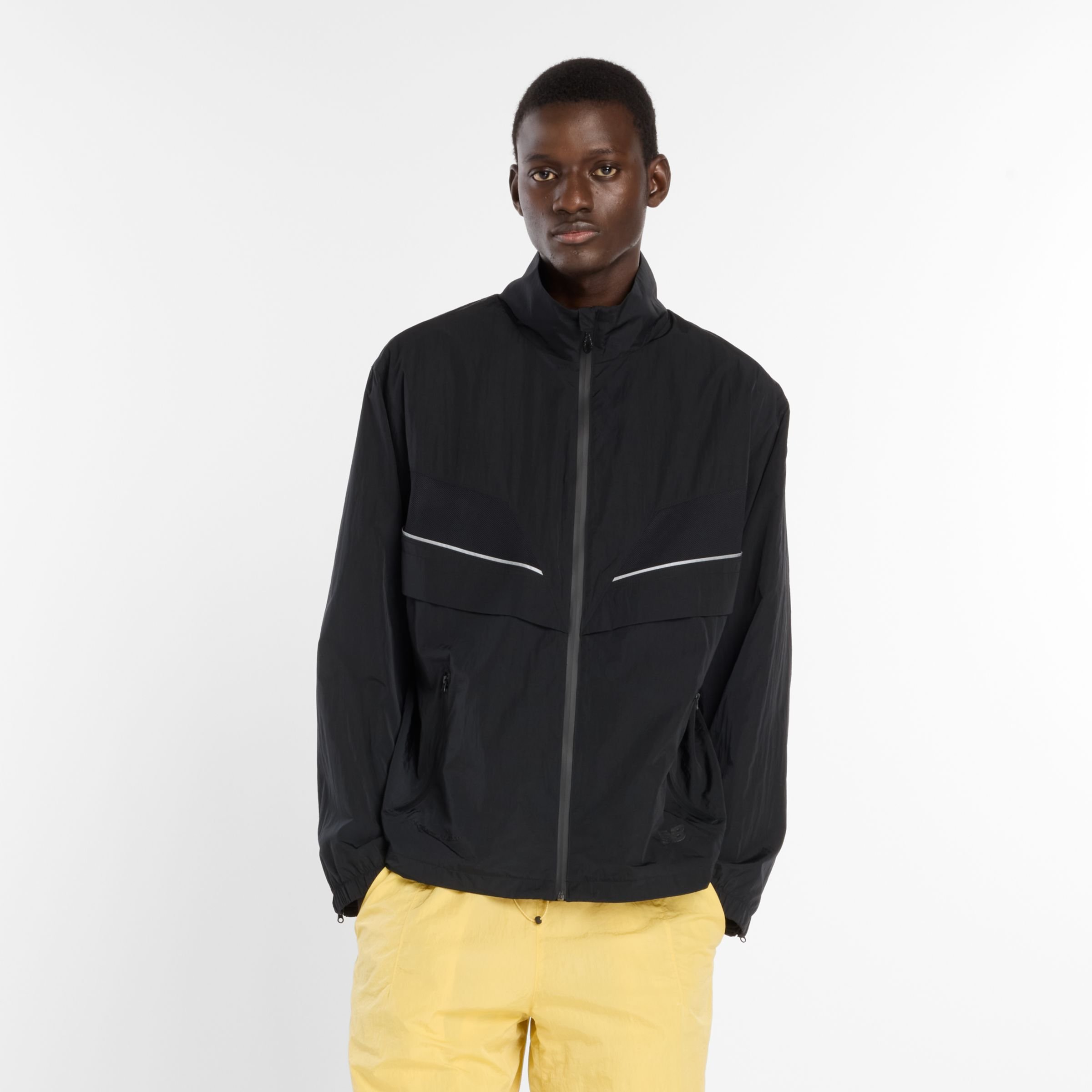 NEW BALANCE フリースフルジップフーディ ジャケット ネオンイエロー