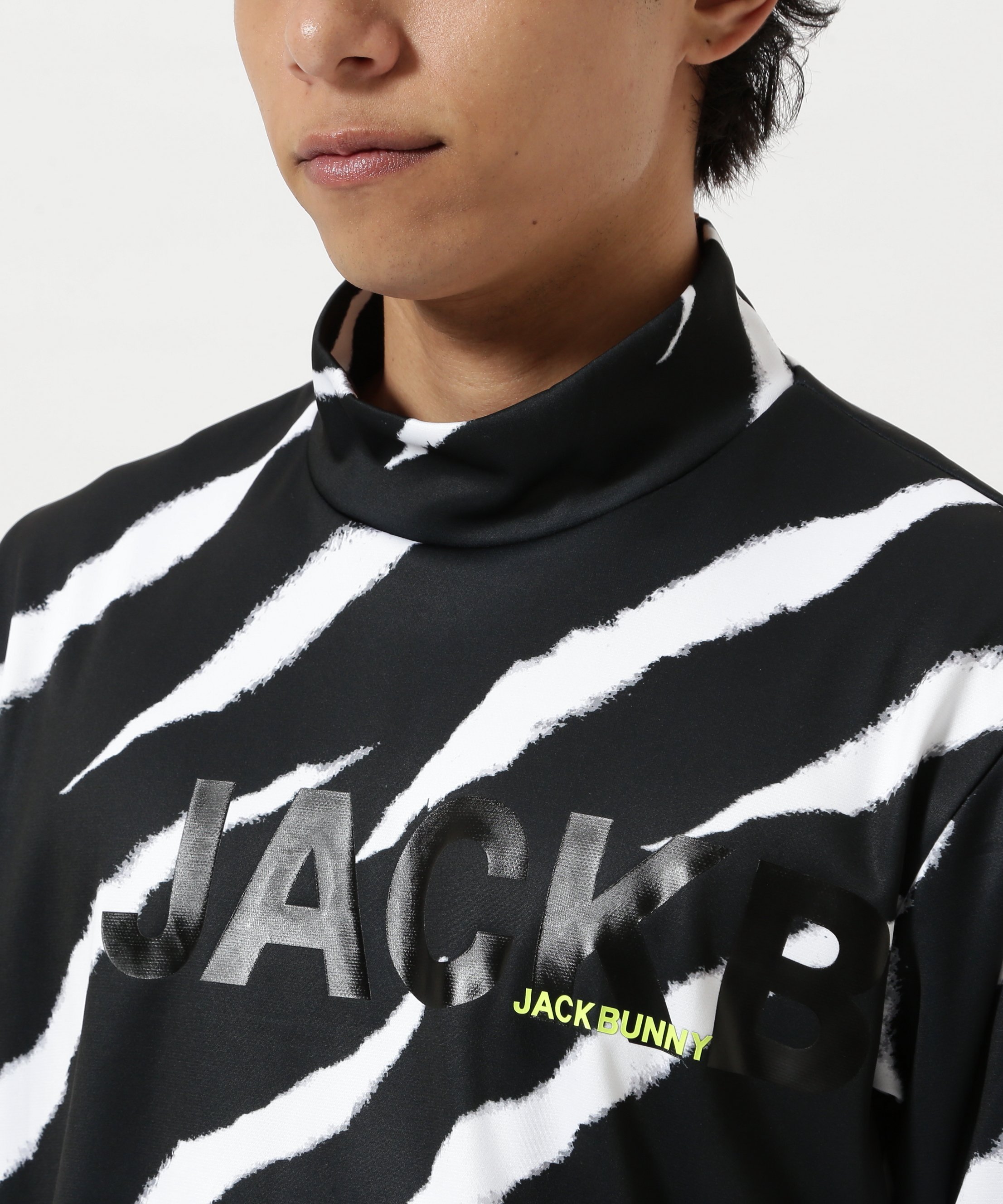 Jack Bunny!!｜KARUISHI長袖モックネックカットソー | Rakuten Fashion