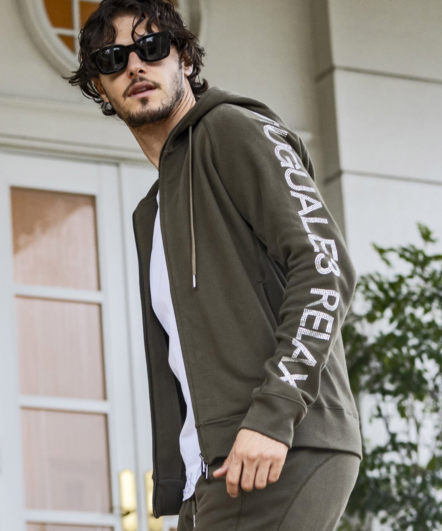 楽天市場】1piu1uguale3 セットアップ（カラーカーキグリーン