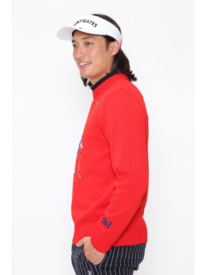 楽天市場】PEARLY GATES インターシャクルーネックニット ＜トラッド