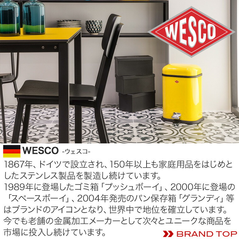 楽天市場】WESCO (ウェスコ) プッシュビン ペダルビン KICKBOY (キック