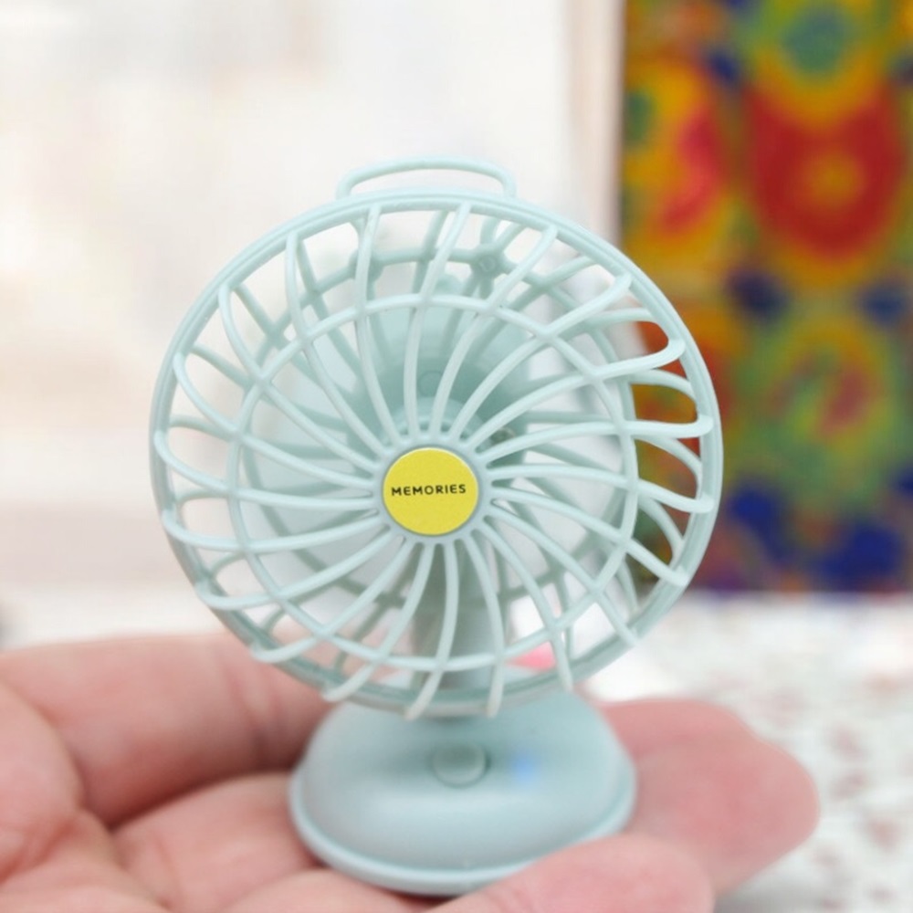 楽天市場】90000276（1点）ミニチュア合金ファン USB扇風機 4色 ドール