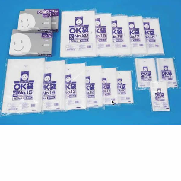 楽天市場】ポリ袋（OK袋）【 NO.18 】0.05mm×380mm×530mm 1000枚（1