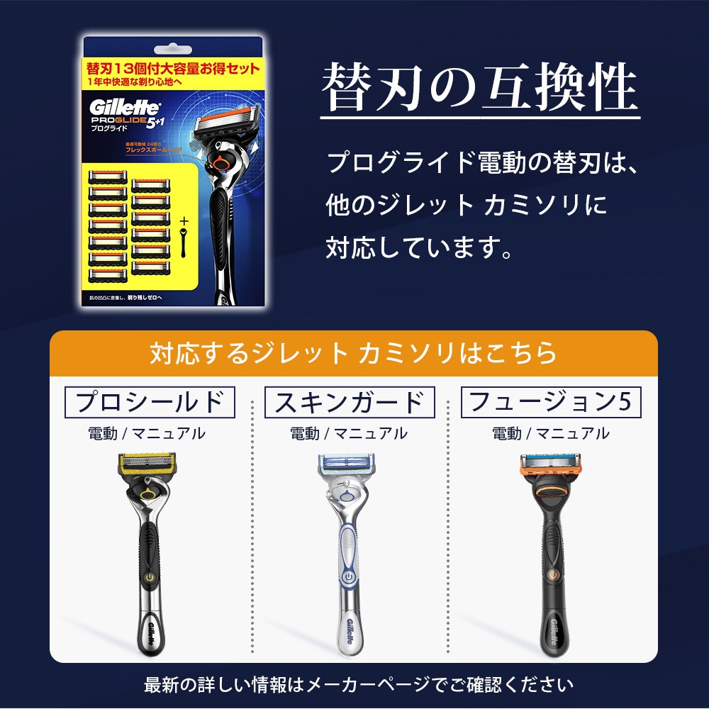 楽天市場】ジレット プログライド 替刃 マニュアル 本体 替刃 13個