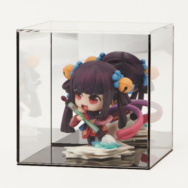 楽天市場】アクリル フィギュアケース 背面ミラー 台座 W300×D300×H300