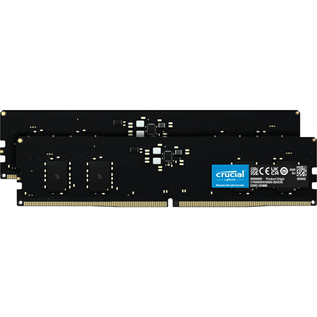 楽天市場】Crucial デスクトップ用増設メモリ 16GB(8GBx2枚) DDR5