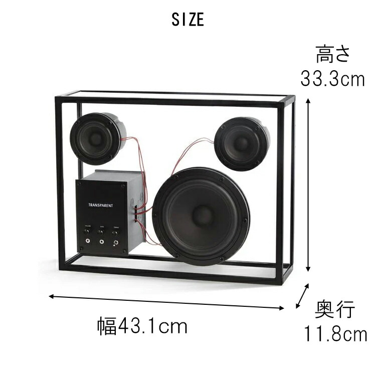 楽天市場】【レビューでプレゼント】TPS-01-5 Transparent Speaker