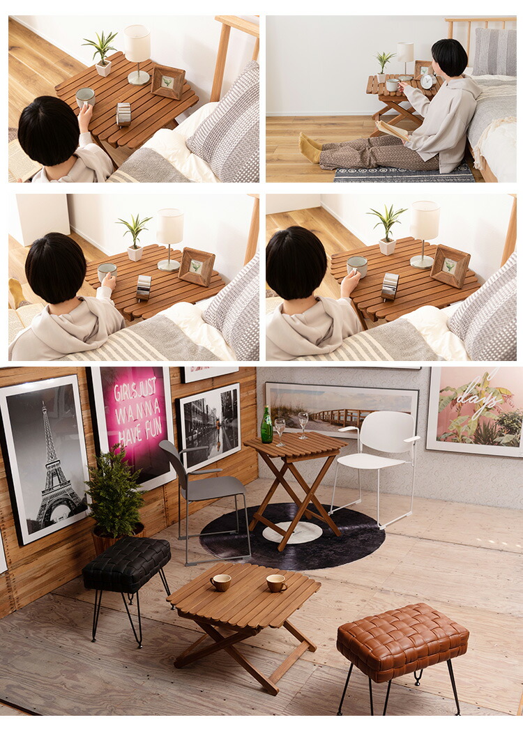 楽天市場】【レビューでプレゼント】フォールディングローテーブル NX