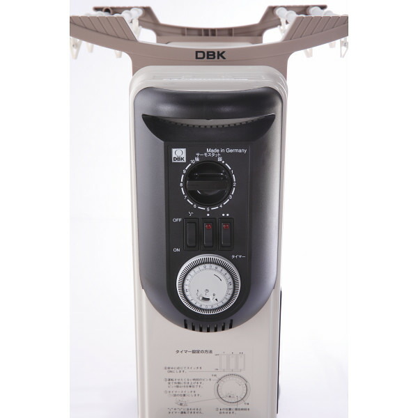 楽天市場】DBK オイルヒーター(1300Wハイブリッド) HEZC13/10JCH 送料
