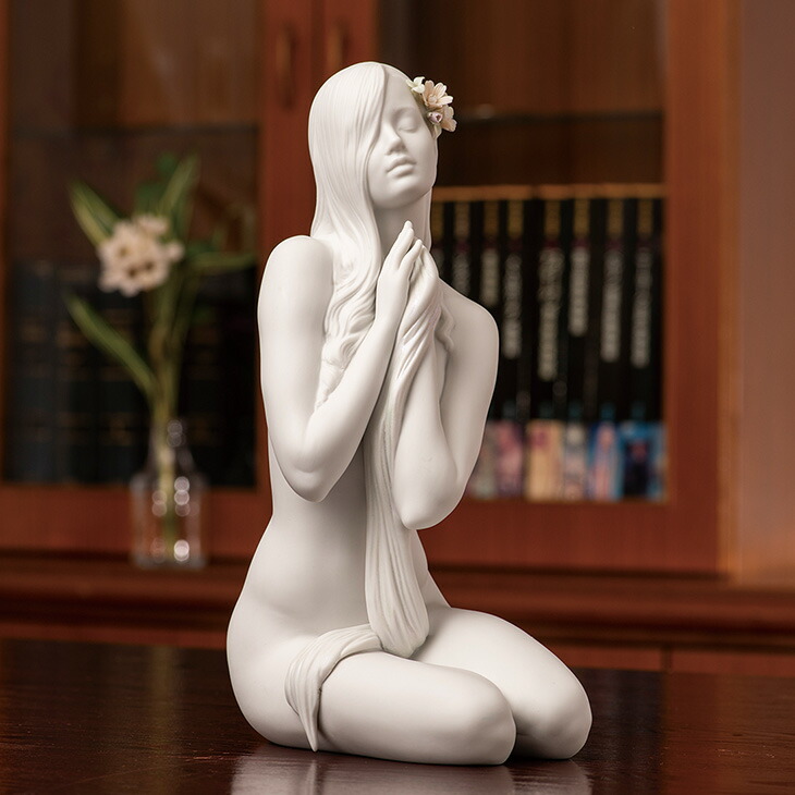 楽天市場】磁器人形『内なる平和』美術品 メーカー リヤドロ 置物 女性