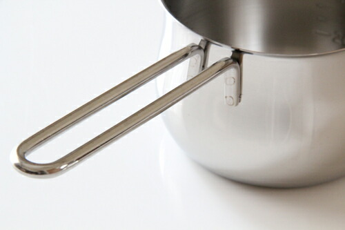 楽天市場】タケコシ 18-8ミルクパン 12cm 目盛付 ワイヤーハンドル