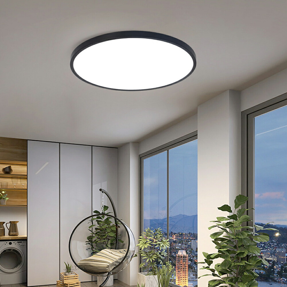 楽天市場】シーリングライト LED 超薄 調光調色 リモコン付 おしゃれ