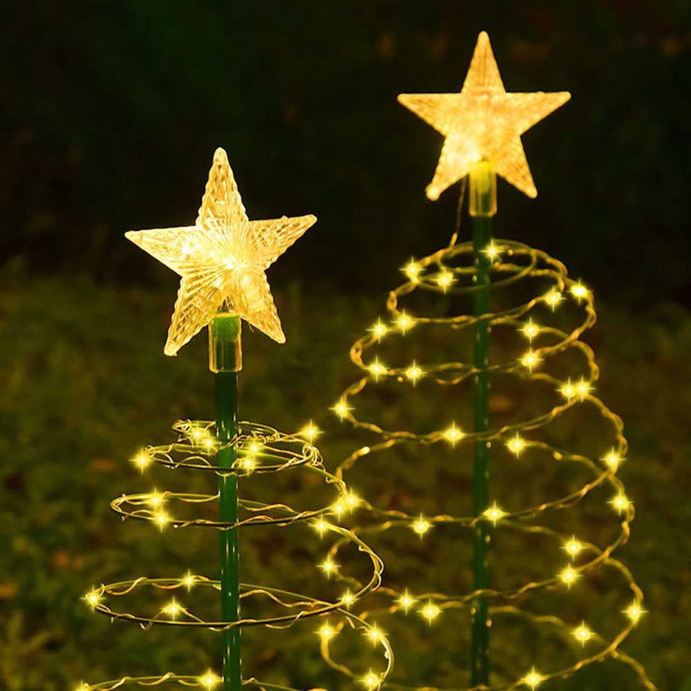 楽天市場】防水 クリスマスツリー ライト LEDイルミネーションライト