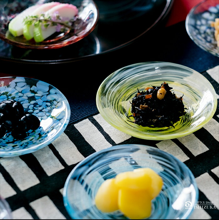 楽天市場】小皿 豆皿 おしゃれ 【色色豆皿 豆皿 津軽びいどろ