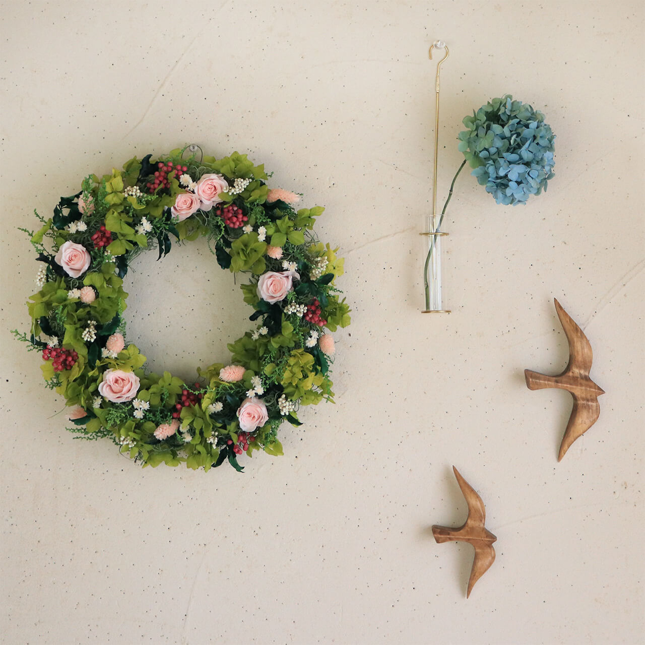 楽天市場】【約直径27cm】 フェアリーリース ◇ プリザーブドフラワー