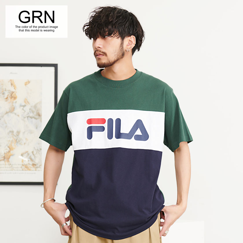 楽天市場】FILA フィラ Tシャツ メンズ ブランド 半袖 半袖Tシャツ