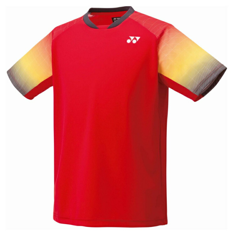 楽天市場】ヨネックス バドミントンウェア サンセットレッドの通販