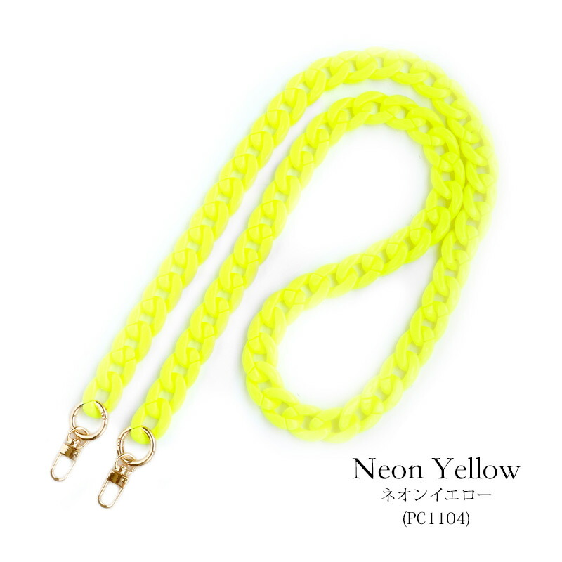 Apple iPhone クロスボディストラップ ネオンイエロー クロスボディ