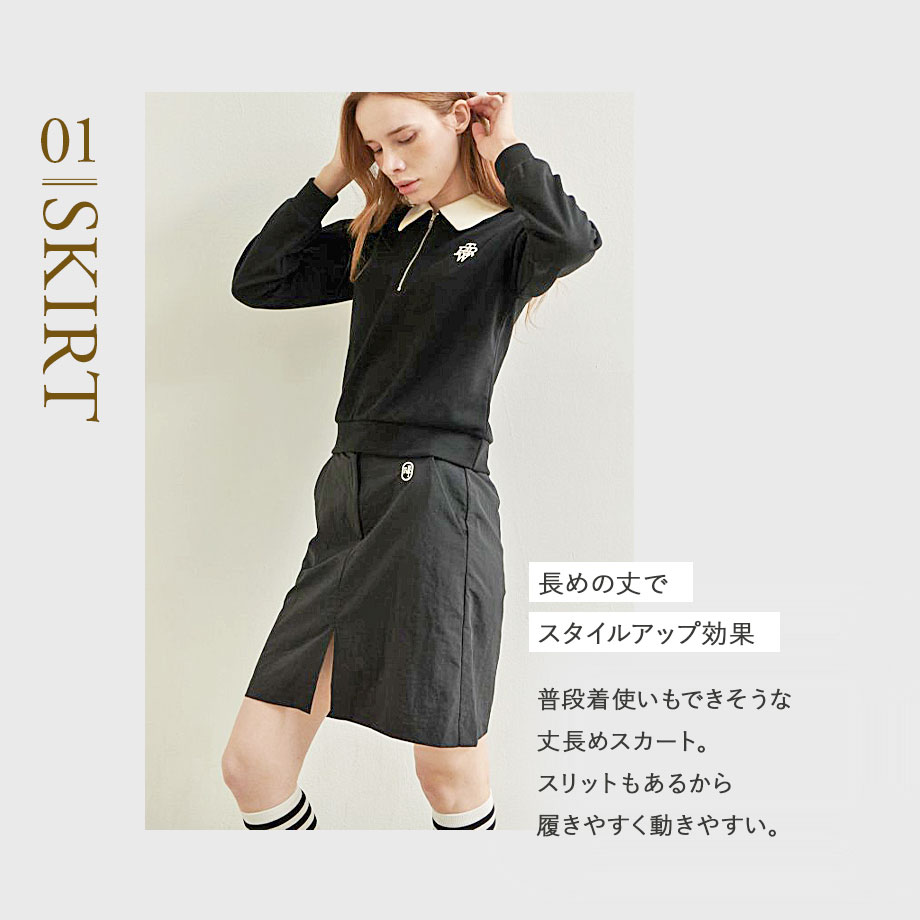 楽天市場】ゴルフ ウェア レディース スカート 丈長め 春 夏 秋 大きい