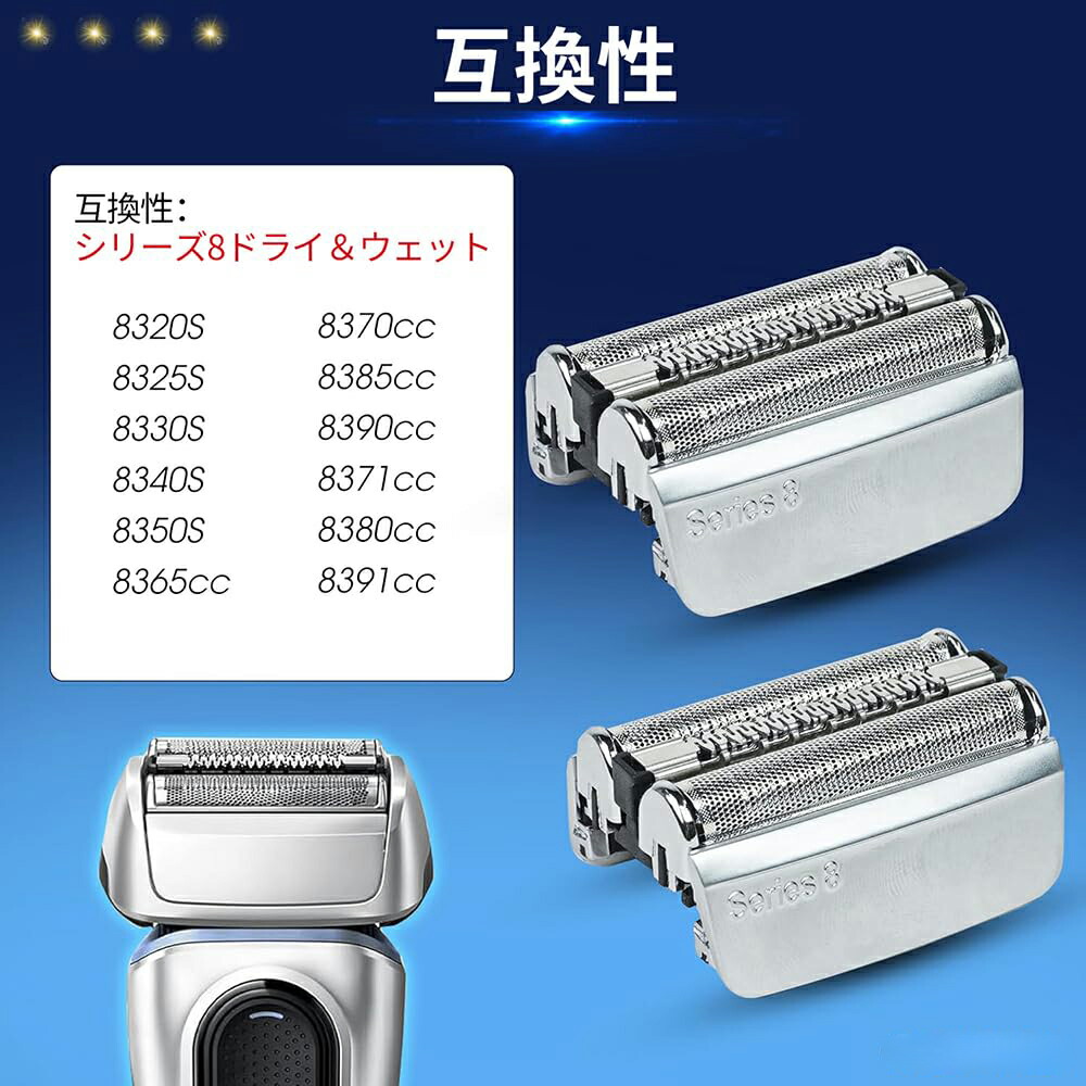 楽天市場】ブラウン シリーズ8 替刃 F/C83M-b シェーバーヘッド 髭剃り