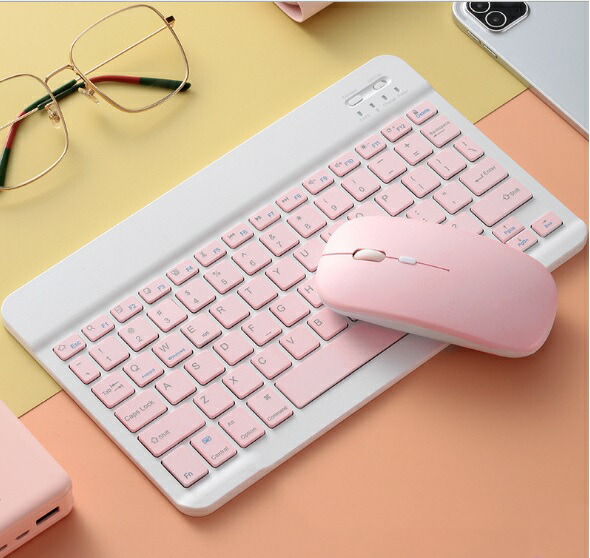楽天市場】Bluetooth ワイヤレス マウス キーボード セット カラフル