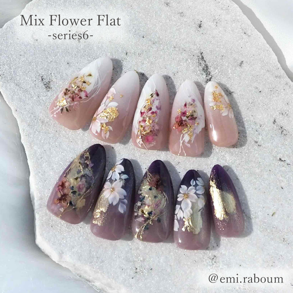 楽天市場】ネイル 押し花 ドライフラワー レジン 【MixFlowerFlat