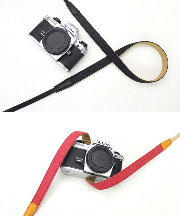 楽天市場】＼本日店内EVENT／ 送料無料 デニムカメラストラップ カメラ