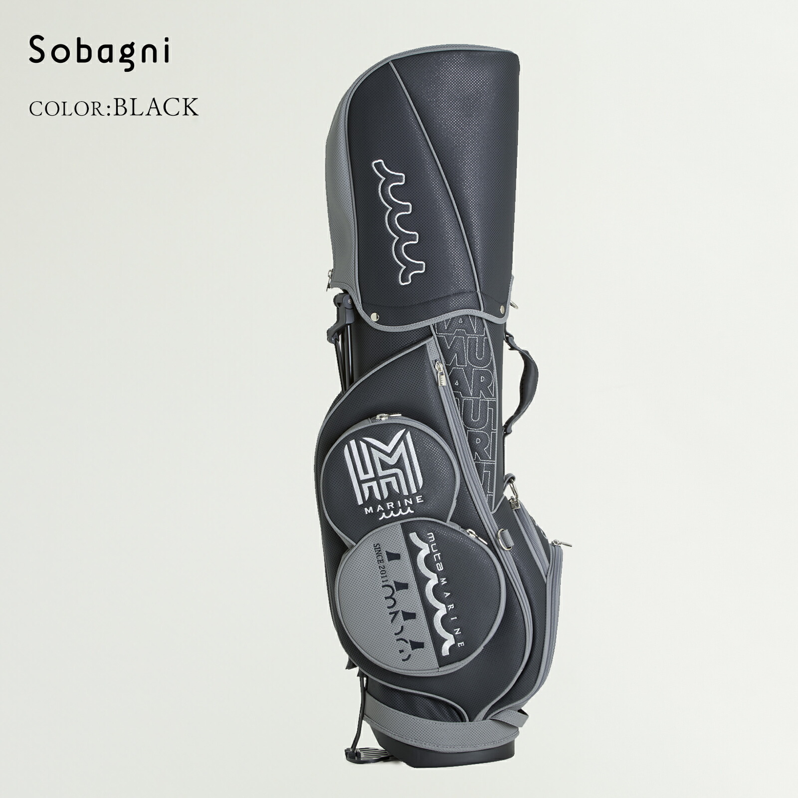 楽天市場】【 CONTINUA パンチングエシカル合皮 8キャディバッグ MGAD