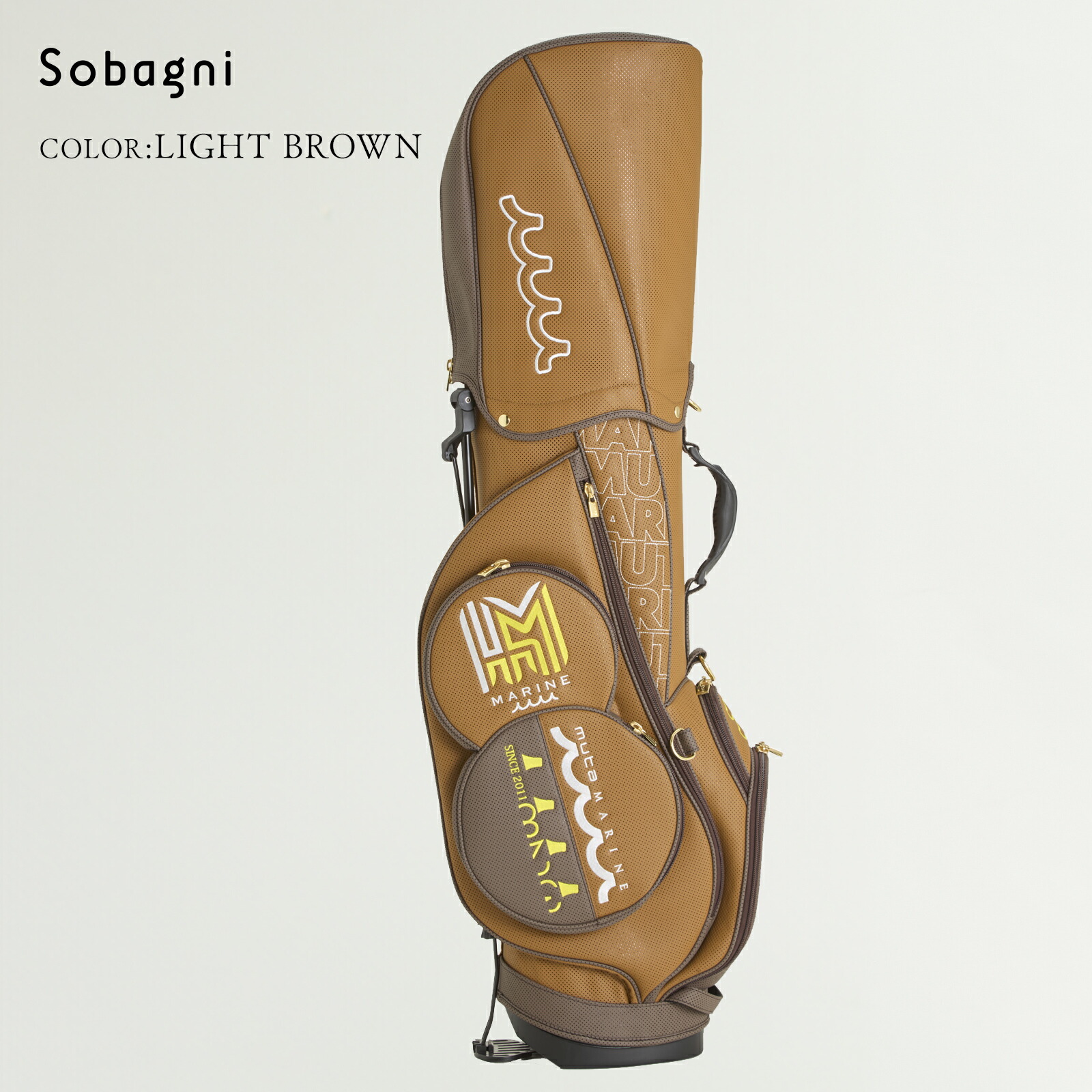 楽天市場】【 CONTINUA パンチングエシカル合皮 8キャディバッグ MGAD