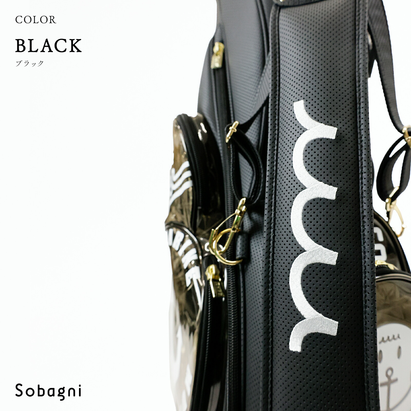 楽天市場】muta marine ムータ ゴルフバッグ 8.5インチパンチング合皮