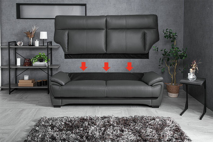 楽天市場】【月間優良ショップ受賞】3年保証 ハイバック 高級 本革3人