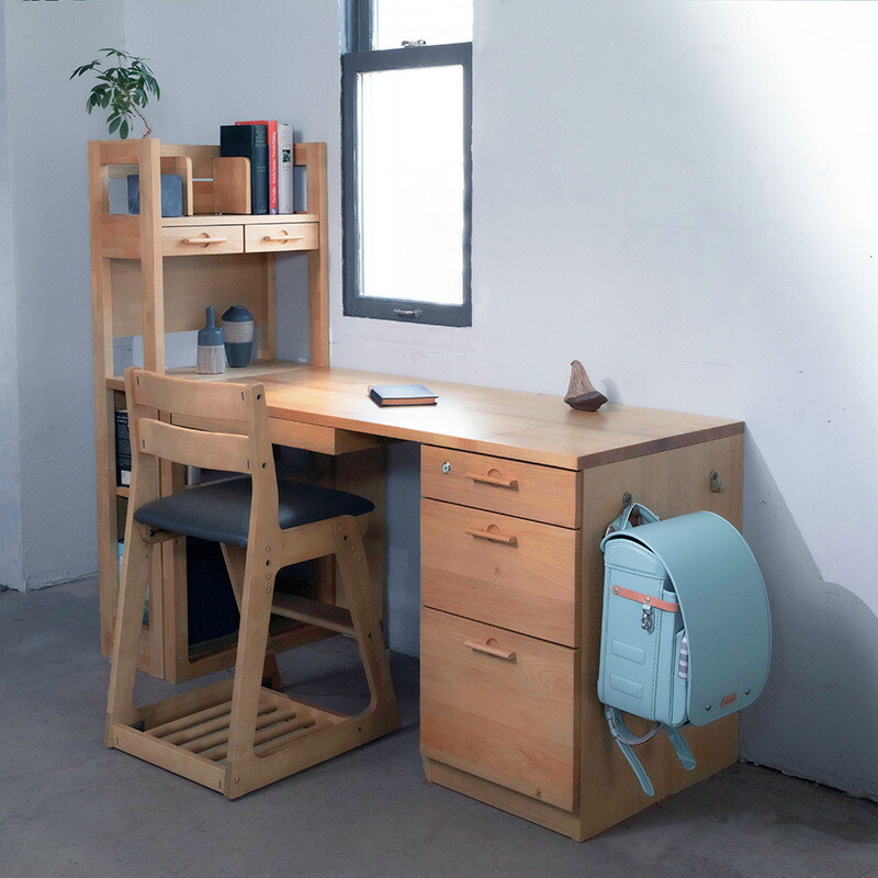楽天市場】学習机 (デスク + 書棚 + ワゴン) イトーキ リーモ 木製
