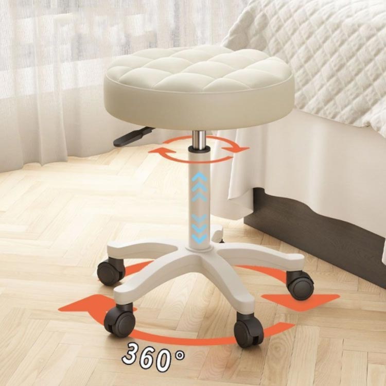 楽天市場】スツール キャスター付き 丸椅子 ラウンドスツール 高さ35