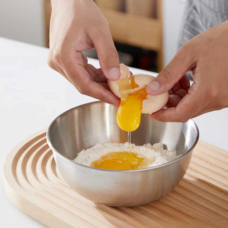 楽天市場】3点セット 深型ボウル ステンレス製 ボール 700ml/1200ml