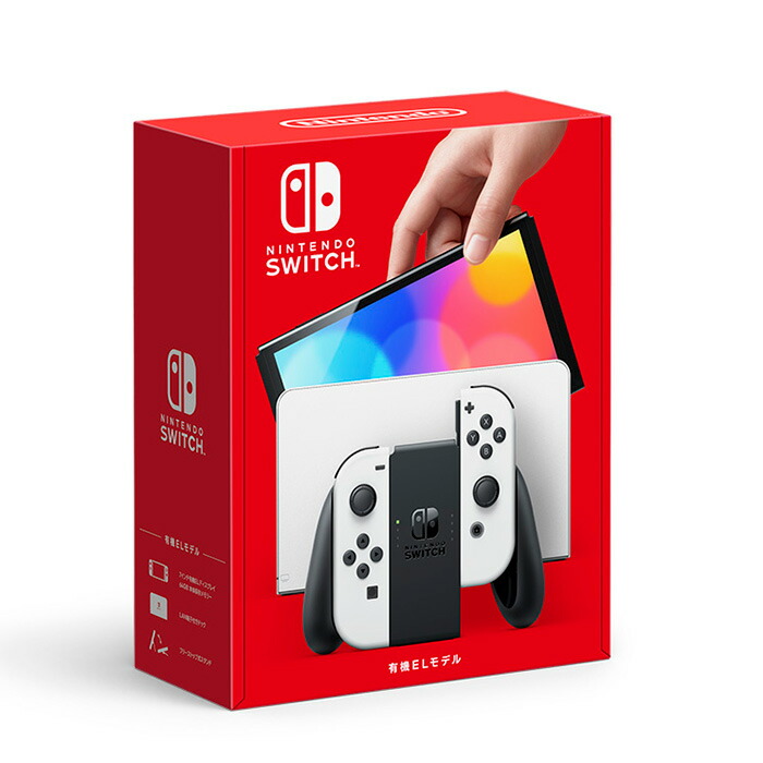 楽天市場】Nintendo Switch（有機ELモデル） Joy-Con(L)/(R) ホワイト